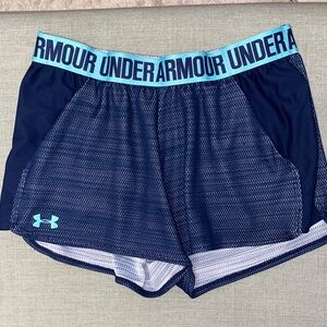 Under Armour Women's Dark Blue Athletic Shorts